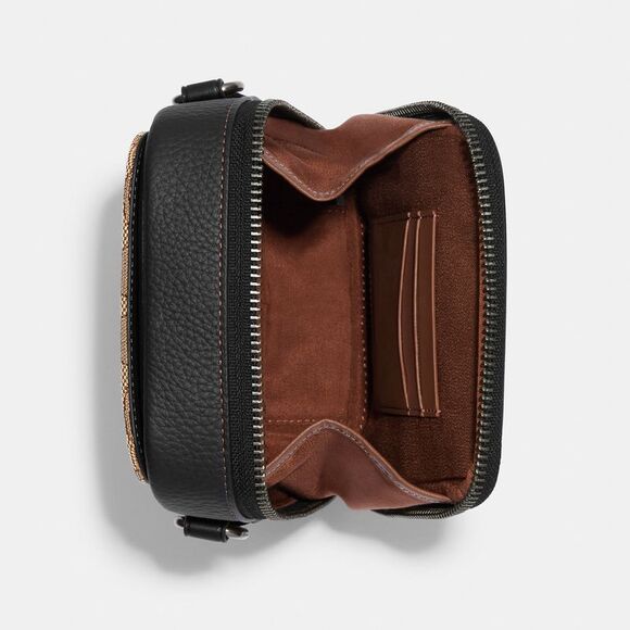 NWT Coach Outlet Stanton Crossbody In Signature Jacquard - Picture 3 of 5